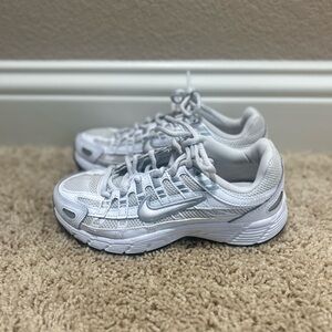 Nike Silver and White Running Shoes, Nike Boys Shoes, Boys Sneakers